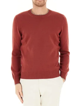 Maglione girocollo MATTONE 54 - Gran Sasso - FashionsVida