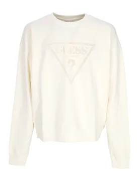 Felpa Girocollo Uomo Go Vintage Triangle Crewneck Sandy Shore - GUESS ORIGINALS - FashionsVida