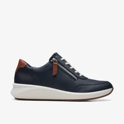 Womens Un Rio Zip Navy Combination Trainers - Blue - Size Uk 3