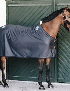 MAGNETIC RECUPTEX DECKE marineblau 160 cm - Kentucky Horsewear - FashionsVida