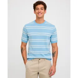 Only & Sons - Camiseta de hombre de punto de manga corta