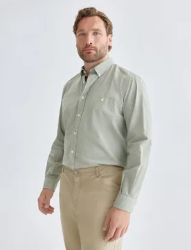 Camisa oxford sport cuadros vichy classic fit - Dustin - FashionsVida