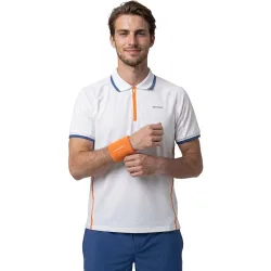 Polo técnico media cremallera tenis hombre Player