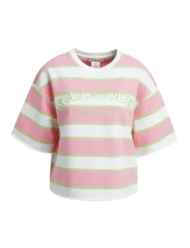 BOXY CROPPED COLLEGE WEATHIRT HO female - S - FashionsVida