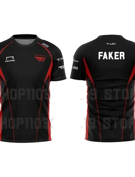 Faker T1 Team 3D Printed T-shirt, LOL Sports Champion Team Uniform, Breathable, 2024 - Aliexpress - FashionsVida