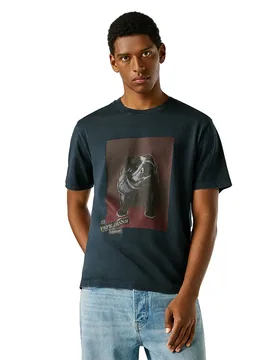 T-shirt à Manches Courtes Gavin Black M - Pepe jeans - FashionsVida
