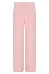 Pale Lilac / Gardenia Angel Velour Wide Leg Pant - XS