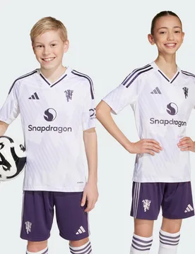 Maglia Away Manchester United FC 25/26 7-8A White - Adidas - FashionsVida