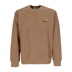 Felpa Girocollo Uomo American Script Sweat Buffalo
