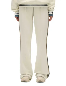 Pantaloni Sportivi Studios Stripe Straight Off White XS - Superdry - FashionsVida