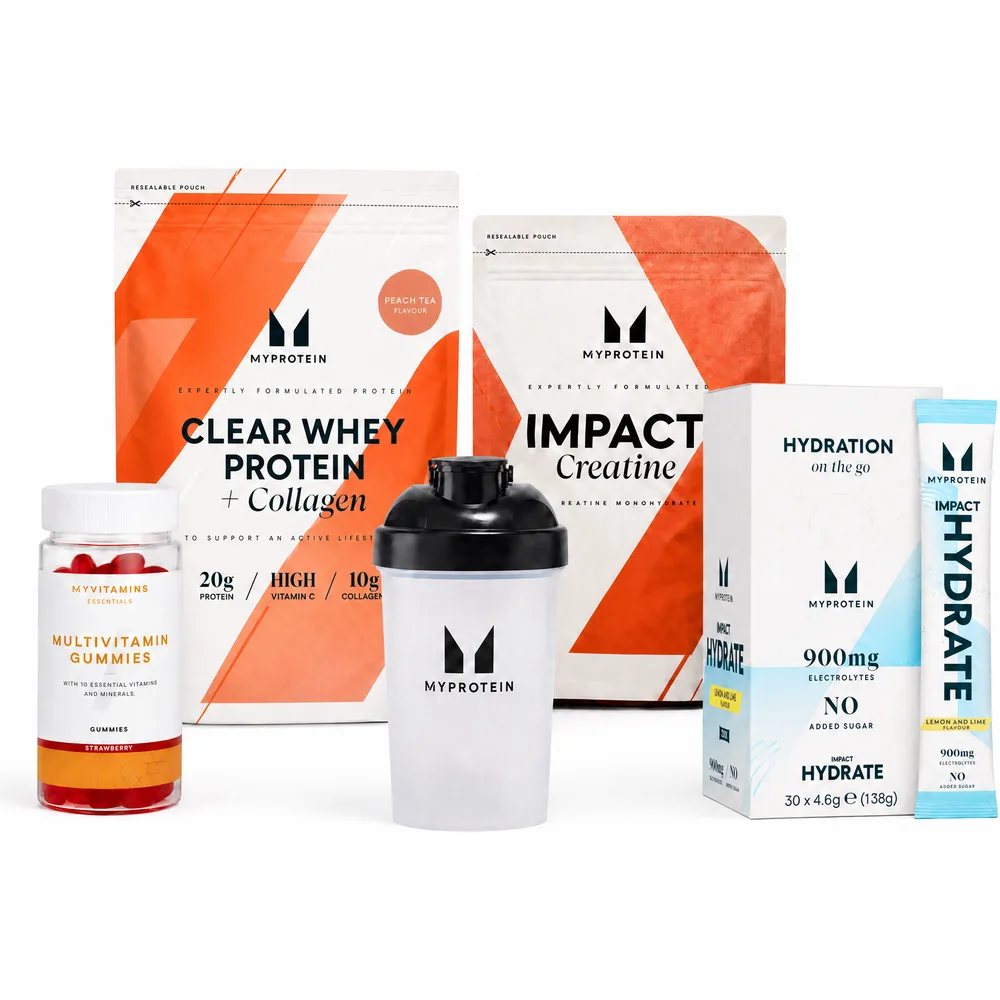 Impact Week Clear Protein Bundle - Lemon & Lime - 20raciones - Peach Tea - MyProtein - FashionsVida