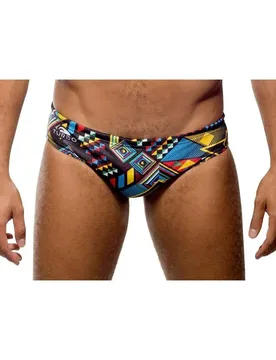 Turbing Swimming Brief Multicolor L Men - TURBO - FashionsVida