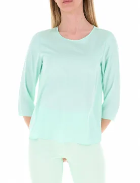 Blusa girocollo VERDE ACQUA XS - Rinascimento - FashionsVida