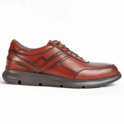 Mens Oxford-Sko Confore4 Brun - Brown Leather - Size Eu 43