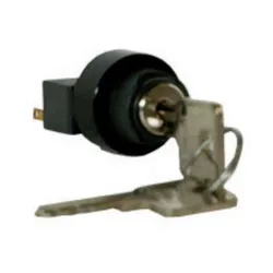 Selector With Key On-off Switch Black 16 mm unisex