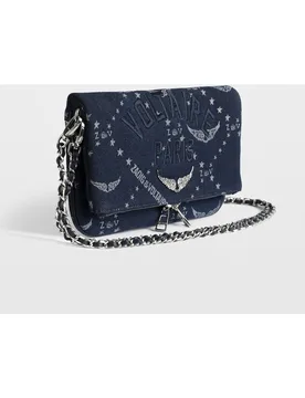 Zadig & Voltaire - Bolso de mano jacquard de monograma transformable - Zadig & Voltaire - FashionsVida