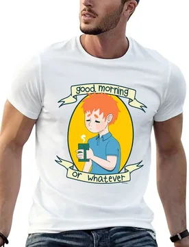 Good Morning or Whatever T-Shirt t shirts for man pack cotton funny t shirts cotton t shirts for man slim fit T-shirt - Aliexpress - FashionsVida