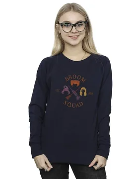 Women's Hocus Pocus Broom Squad 93 Sweatshirt in Navy Size: Small - Navy - Size: S - Disney - FashionsVida