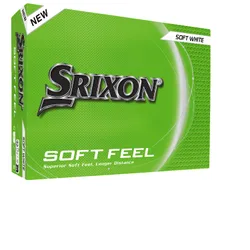 Golfbälle Soft Feel - 12er Pack, weiss