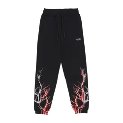 Pantalone Tuta Leggero Uomo Lightning Pant Black/red/grey