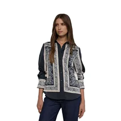 Chemise à Manches Longues 21012274 Dark Blue V1 XS