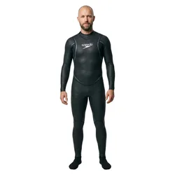 Proton Long Sleeve Neoprene Wetsuit Black / Dye Blue MT Men