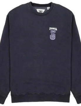 Sweat-shirt Aquemini Crew Neck Washed Phantom L - Vissla - FashionsVida