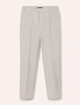 Premium Leinen-Chino, Regular Fit#normale Größen#schlanke Größen#untersetzte Größen, Farbe Beige, 98, innovatives Gewebe aus Portugal mit Hemden - Walbusch - FashionsVida