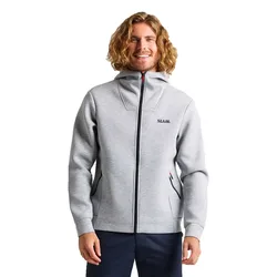 Active Full Zip Sweatshirt Aluminium XS Men