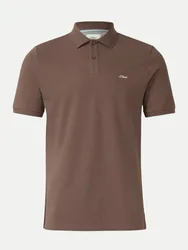 RED LABEL Poloshirt Piqué Braun M