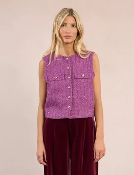 Chaleco de mujer con cierre botones - Molly Bracken - FashionsVida