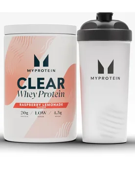 Pack Clear Protein - Shaker - Raspberry Lemonade - MyProtein - FashionsVida