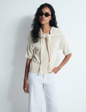 Sfera - Jersey pañuelo trimming - Sfera - FashionsVida