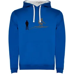 Sweat à Capuche Shadow Surf Two-colour Royal Blue / White S