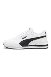 Sneakers bianche con dettagli neri e soletta SoftFoam+ ST Runner v4 L 44½