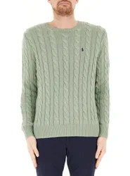 Maglione a trecce POLO SALVIA XS
