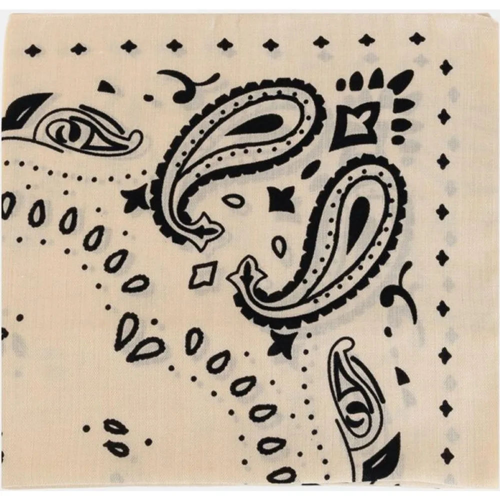 Pañuelo cuadrado de poliéster suave con estampado paisley - Kbas - FashionsVida
