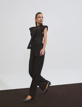 Top de mujer sin mangas con lazo - Hannibal Laguna Collection - FashionsVida