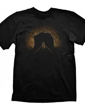 T-shirt à Manches Courtes Metro Exodus Autumn Sketch Black M unisex - DIFUZED - FashionsVida