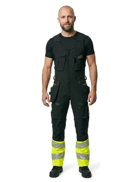 Combinaison Accelerate Safe 19169 Black / Hi-Vis Yellow 56 - MASCOT - FashionsVida