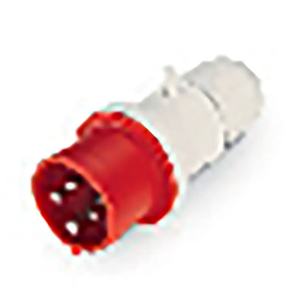 Ip44 Male Plug 32a 400v White / Red One Size unisex - Plastimo - FashionsVida