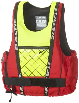 N Active Dinghy Pro Life Jacket Red / UV Yellow 25-40 kg unisex - Baltic - FashionsVida