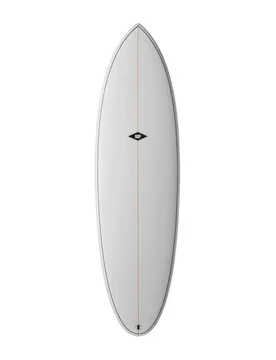 Planche De Surf Elements Hybrid 6´2´´ White 187.9 cm unisex - NSP - FashionsVida