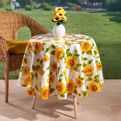 Schondecke "Sonnenblumen", Ø 140 cm
