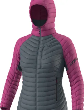 Stepp- Und Daundenjacken für Skitourengehen mit Gänsedaunen Radical Down RDS W Hood Jkt Magenta für Damen Größe S Violett - Dynafit - FashionsVida