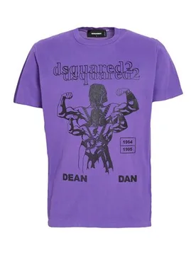 T-shirts Herren Violett L,M,S,XXL Herren - Dsquared2 - FashionsVida
