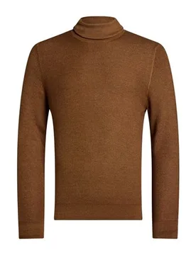 Rollkragenpullover Herren Hellbraun 48,50,54 Herren - Gran Sasso - FashionsVida