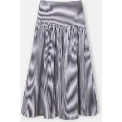 Silbon - Falda midi unique rayas