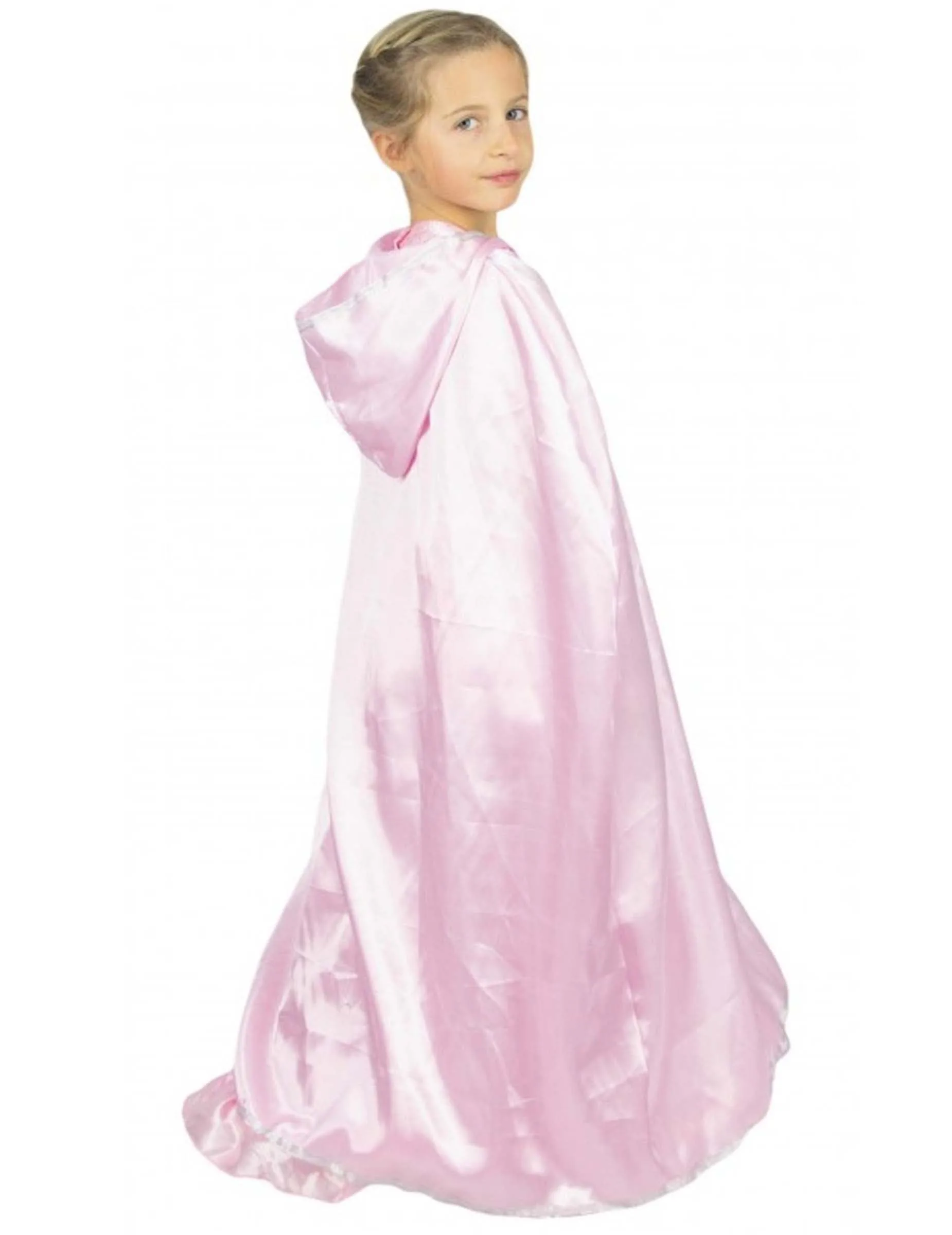 Umhang für Prinzessinnen für Kinder Accessoire hellrosa - PARTYPRO - FashionsVida