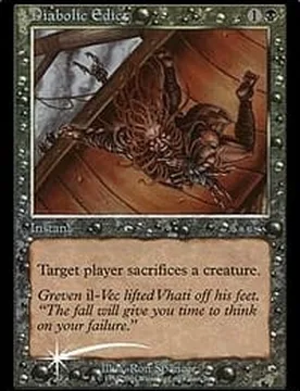 Diabolic Edict (Arena foil) Promotional Cards - Magic: The Gathering - FashionsVida